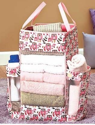 Cute Owl Laundry Hamper with Storage