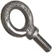 Jergens 18565 Shoulder Eye Bolt with Mill Finish, C-1030 Forged Steel, M16 x 2.0 mm Thread, 3520 lbs Capacity