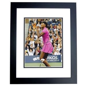 Venus Williams Framed Autographed 8x10 Photograph | Details: Tennis, Black Frame