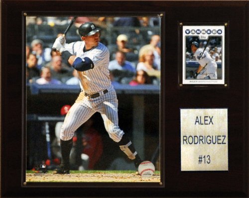 MLB Alex Rodriguez New York Yankees Player Plaque
