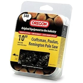 Oregon 10-Inch Semi Chisel Chain Saw Chain Fits Craftsman, Poulan, Remington #S40 from Chainsaw Chain
