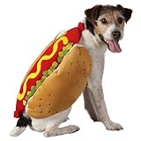 Pet Hot Dog Costume - Brown