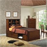 Scottsdale Storage Bedroom Set in Walnut Size: Full