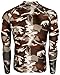 JustOneStyle 062 Skin Tight Compression Base Layer Camo Running Shirt Mens S - 2XL