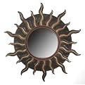 Sunburst Mirror - Brown