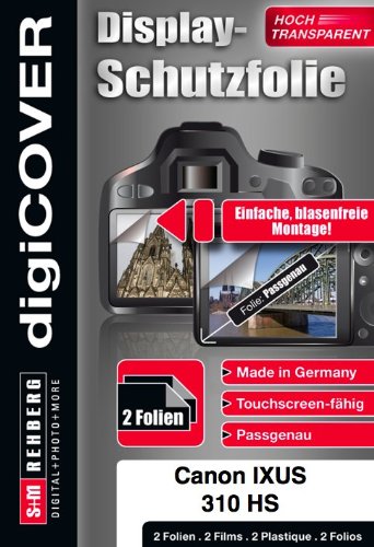 digiCOVER Displayschutzfolie passgenau f&uuml;r Canon IXUS 310 HS Displayschutzfolie Preisvergleich