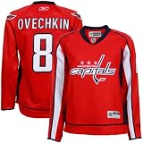 Alex Ovechkin Red Reebok Premier Washington Capitals Women’s