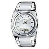 Casio - MTF-111D-7AEF - Montre Homme - Quartz Analogique et Digital - Cadran Argent en Acier - Bracelet en Acier - Fond Argent