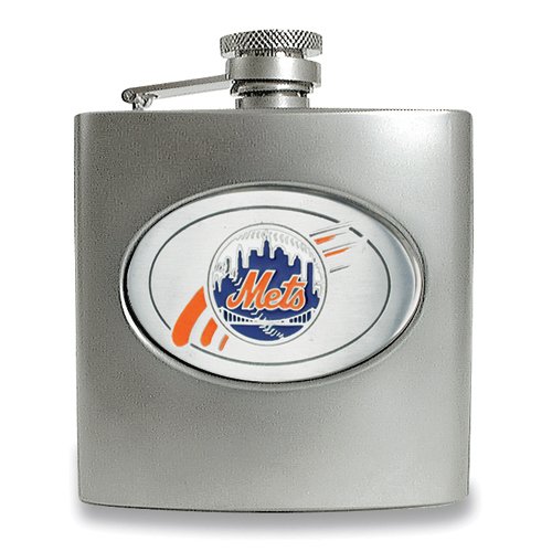New York Mets Stainless Steel Hip Flask