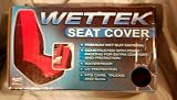 Elegant 1964119S Black/Red High Back Wettek Seat Cover