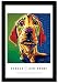 MORGAN Ron Burns Dog Framed Art Print Pop Picture