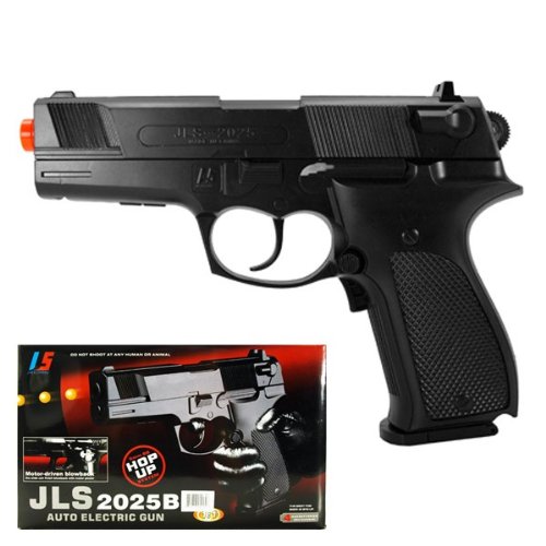 JLS Electric M2025B Walther P88 Style Electric FPS-120 Full Auto Blowback Airsoft Pistol Airsoft Gun