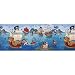 Rasch Tapete 120509 Papierborte mit K�pt'n Sharky, Lizenz Motiven bedruckt
