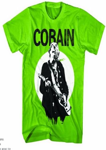 Nirvana - Kurt Cobain Guitar Photo T-Shirt