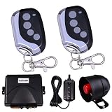 1 Way 2 Remotes Sensor Security System Car Alarm 