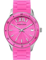 Jacques Lemans Womens 1-1623I Rome Sports Sport Analog with Silicone Strap Watch