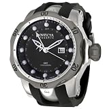 Invicta Men’s Reserve Collection GMT Black Rubber Watch #6588