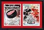 2009 Stanley Cup Finals Poster and the Team Logo of the Detroit Red Wings Two Photograph Memorabilia Including Two 8" x 10" Photographs in a 12" x 18" Deluxe Photograph Frame