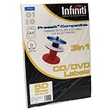 High Gloss CD / DVD labels for PressIT & CD labelling systems - pack of 50