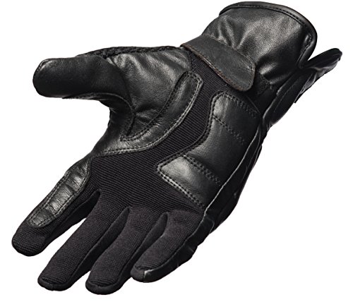 Sequoia Speed BOULEVARD Men's Motorcycle Protective Gloves Bike Racing Full Finger Wiper Riding Black New Outdoor Leather Motorbike Mesh Motocross - LARGE - 3 Months Warranty