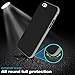 LoHi 3308166 Hybrid Ultra Slim Shock-absorption Anti-scratch Flexible TPU Bumper Case for iPhone 6/6S - Black/Grey
