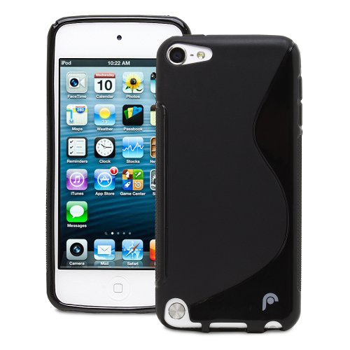 Fosmon DURA X Series (TPU) Skin Protective Case for Apple iPod Touch 5 5th Gen (2012) - Black (Fosmon Retail Packaging)