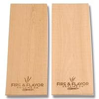 Fire & Flavor Set of Cedar Grilling Planks