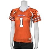 Clemson Tigers #1 Orange Ladies Football Jersey