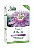 Gaia Herbs Sleep and Relax Herbal Tea, 1.20 Ounce (Pack of 2)