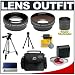 Search Our Specialty Mall : 2x Digital Telephoto Professional Series Lens (58mm) + 0.45x Digital Wide Angle Macro Professional Series Lens (58mm) + 3 Piece Digital Camera Filter Kit + Adapter Tube + Deluxe Padded Carrying Case + Compact Digital Travel Tripod for Canon Powershot S2 IS, S3 IS, S5 IS Digital Cameras