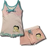 Betty Boop "My Precious Pudgy" 2 pc Sleeveless, Short pajama set for women