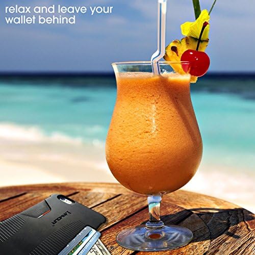 iArmour iPhone 6 Wallet Case | RFID Blocking Wallet Case | Military Grade Protection Against Credit Card Skimmers &amp; Phone Damage | Ultra Slim Credit Card Case with Screen Guard for iPhone 6 (4.7")