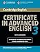 Cambridge Certificate in Advanced English 3 for Updated Exam Student's Book with answers: Examination Papers from University of Cambridge ESOL Examinations (CAE Practice Tests)