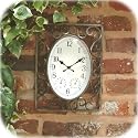 Decorative Metal Scroll Garden Clock