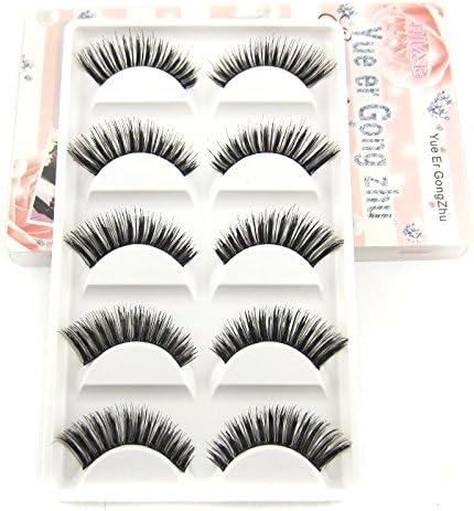 HOT! HW-14 5 pairs Thick False eyelashes Popular fake eye lashes makeup