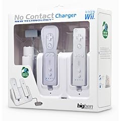 Wii - Lade-Station Dual Charger "No Contact"