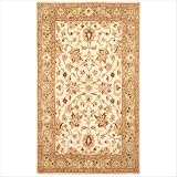 Design DT-983 Wool Hand Tufted Beige Green Traditional Rug Size: 2' x 3' by 