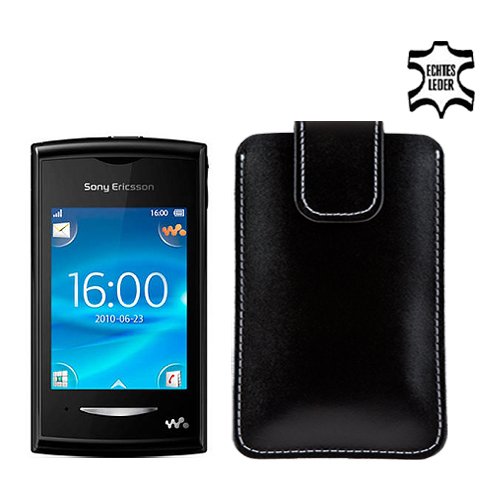 Sony Ericsson Yendo Hülle Tasche Etui Ledertasche Handytasche mit Verschluss
