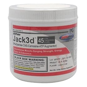 USP Labs Jack3d 250-gram Tub