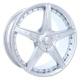 18x7.5 Sacchi 245 (Chrome) Wheels Rims 4x108 108 (2458720C) by Sacchi