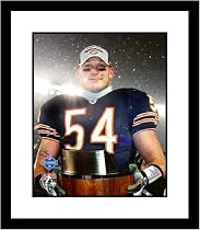 Brian Urlacher Chicago Bears NFL Framed 8x10 Photograph 2006 George Halas Trophy