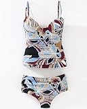 Spiegel Shirred Floral Print Tankini