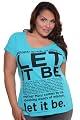 Torrid Plus Size Lords Of Liverpool - Turquoise Let It Be Tee