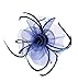 Fascinator Hat with Headband for Women Lady Navy Blue