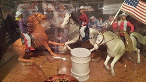 Western Rodeo Barrel Racing, American Flag Playset