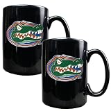 Florida Gators 2pc Black Ceramic Mug Set NCAA College Athletics