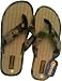 Corona Extra Straw Weave Camo Strap Mens Sandals