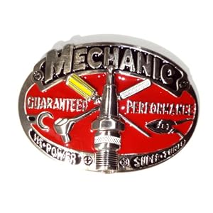 Mechanic Belt Buckle Gear Head Gift