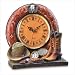 COWBOY CLOCK WESTERN SOUTHWESTERN DESK TABLE MANTLE