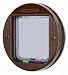 Lockable Cat Flap Door Brown 4-Way Lock for Screens #210 B